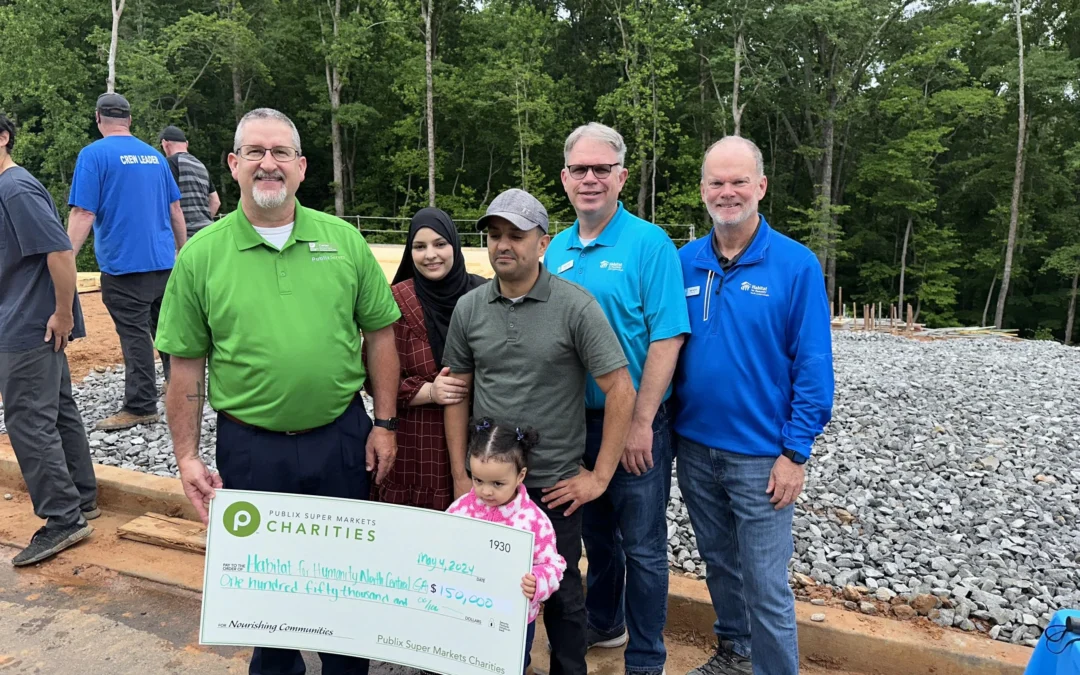 Habitat for Humanity – North Central Georgia Celebrates $150,000 Grant From Publix Super Markets Charities